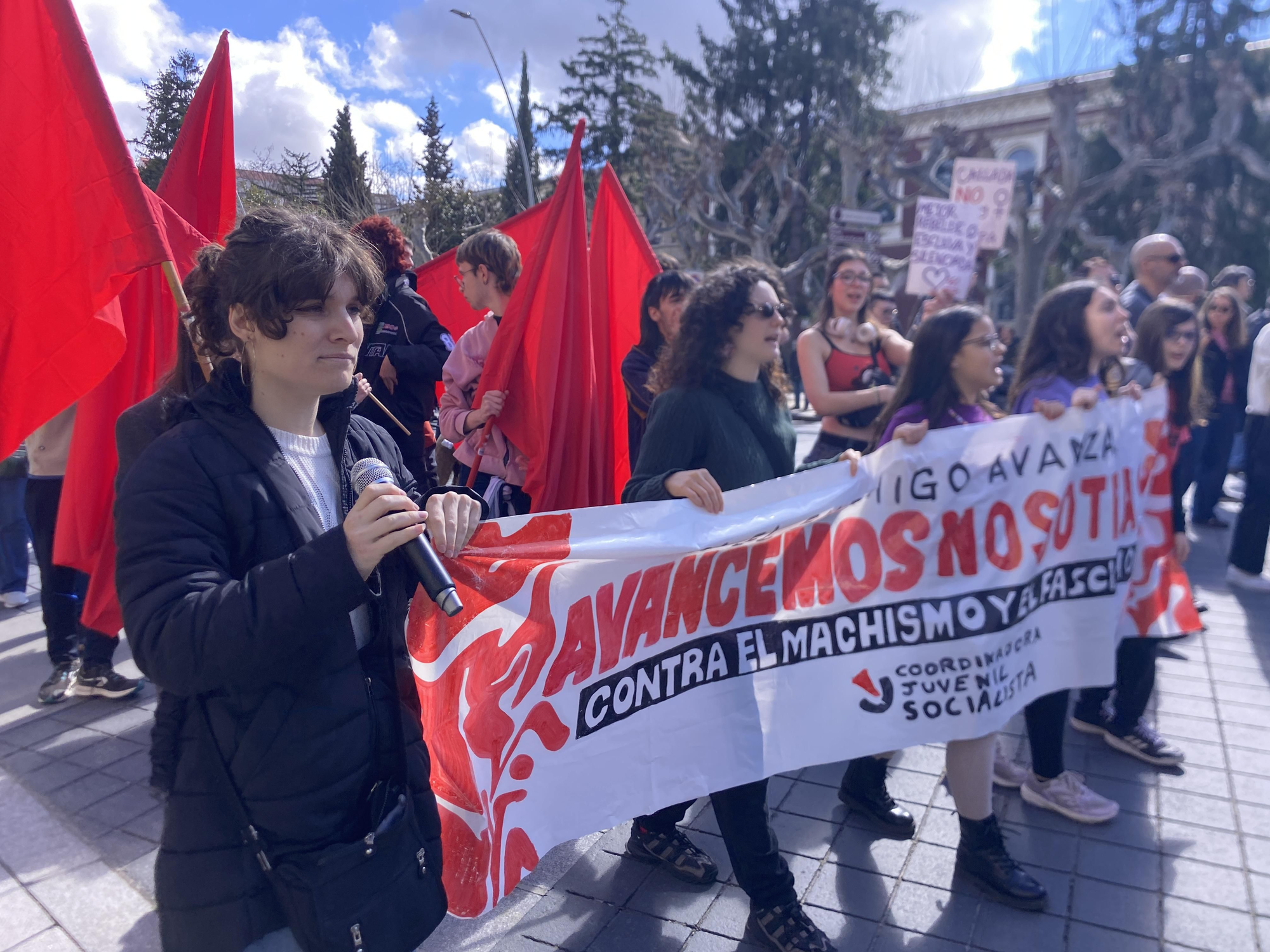 La manifestación de 8M en Logroño, en imágenes