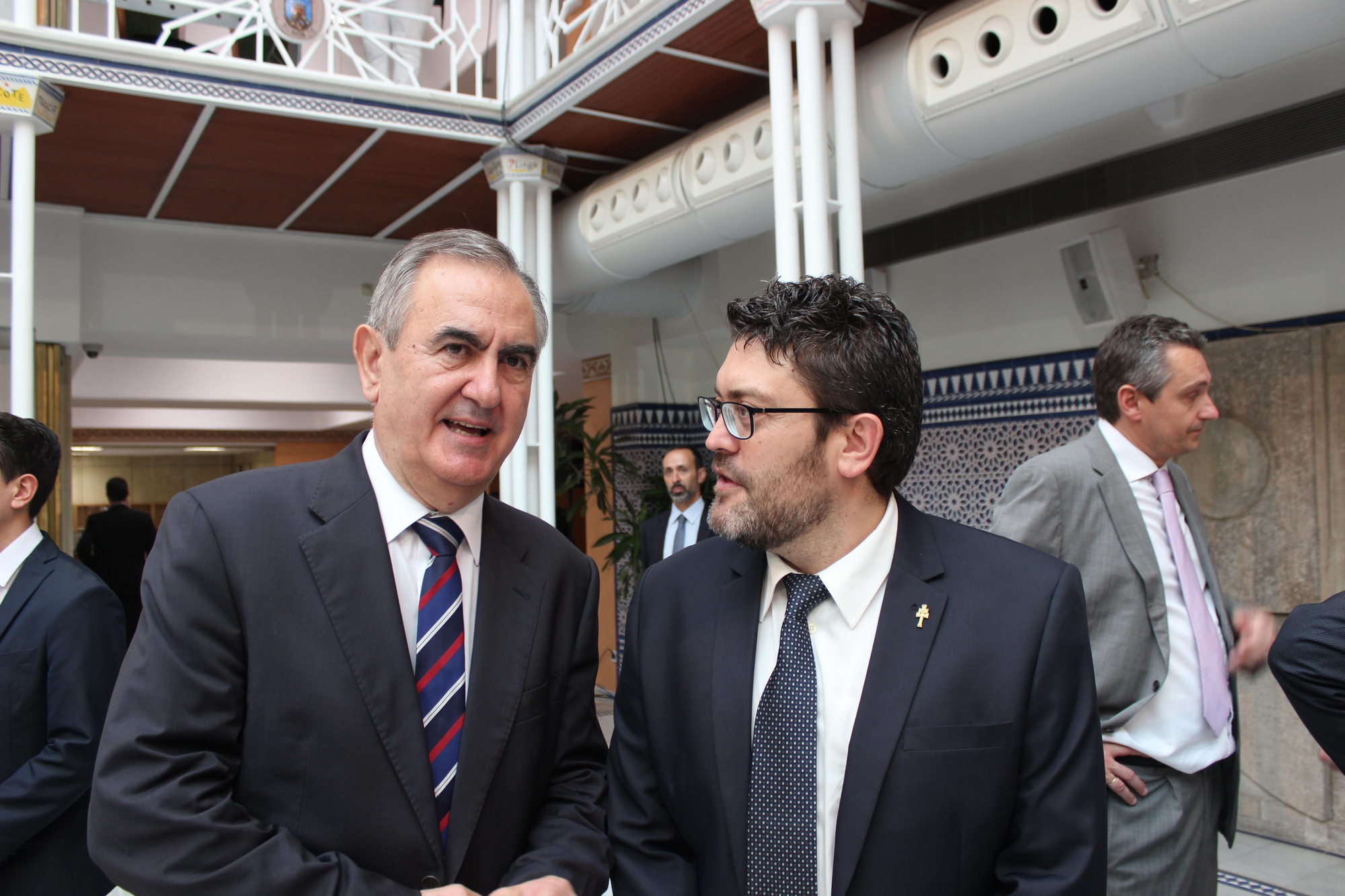 González Tovar (PSOE) y Miguel Sánchez (C's) / PSS