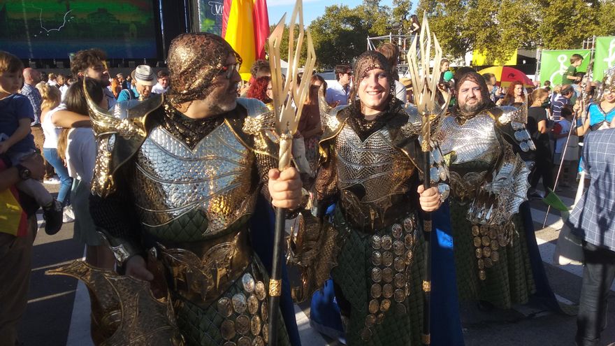 Asistentes al festival Viva 21, organizado por Vox.
