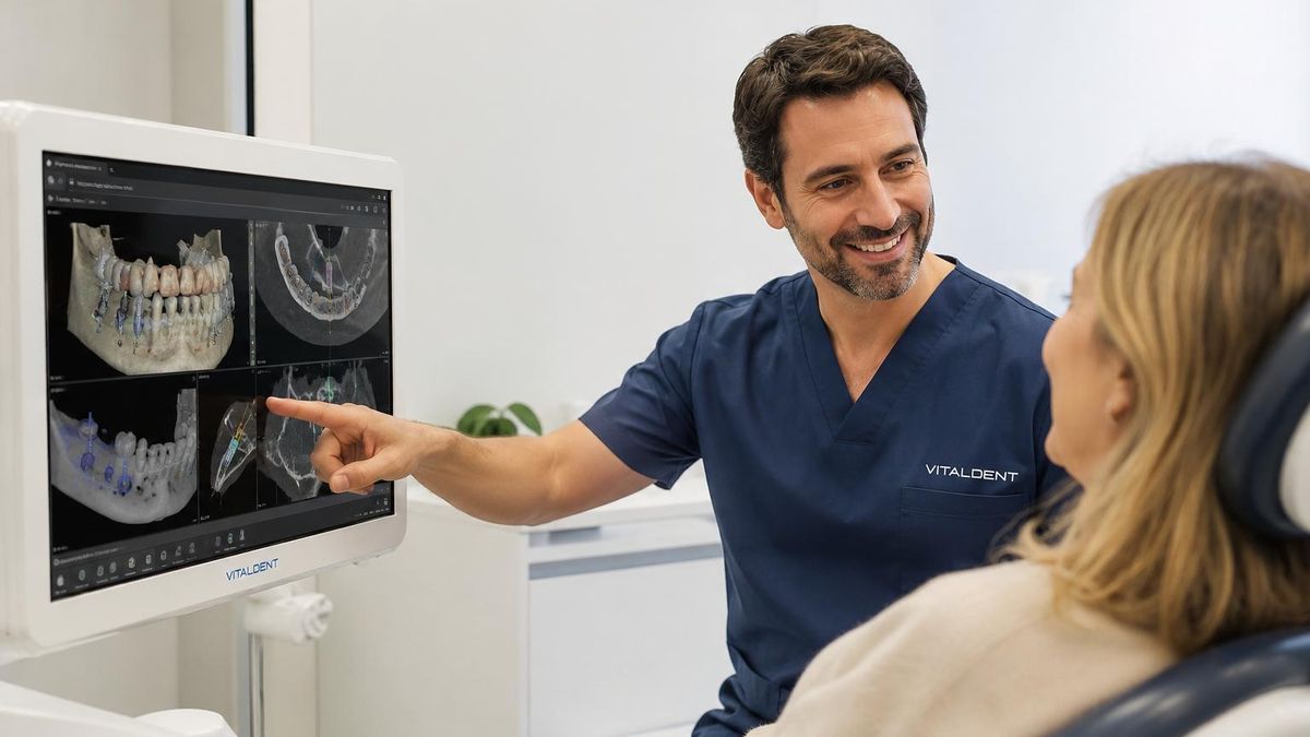 Cirugía guiada, la tecnología que transforma la colocación de implantes dentales en Vitaldent Eloy Gonzalo