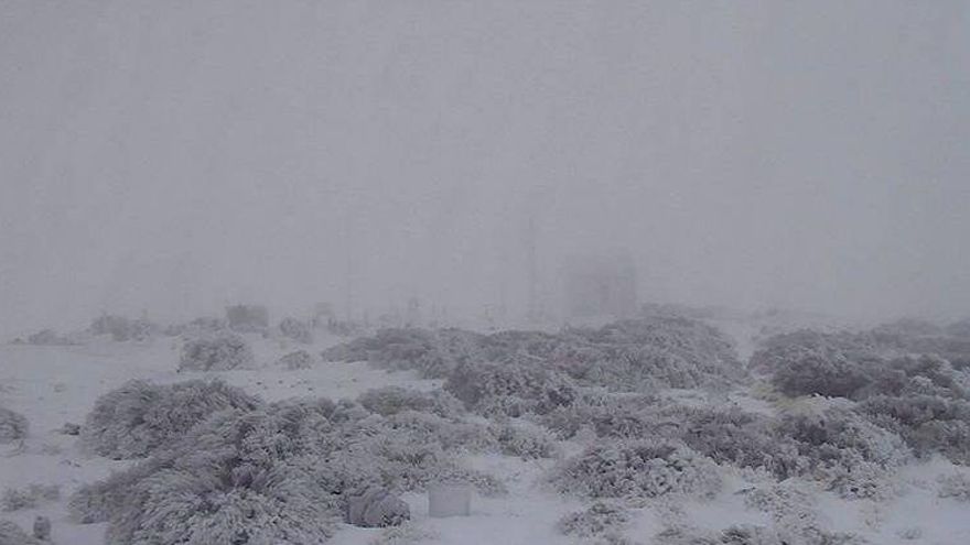 Izaña a las 10.40 horas de este viernes, cara sur