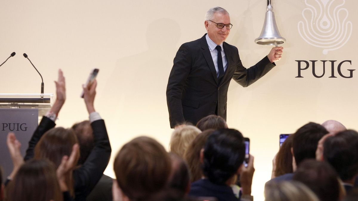 Imagen de archivo del presidente de la multinacional de fragancias y moda Puig, Marc Puig, durante la salida a bolsa de la empresa. EFE/Quique García