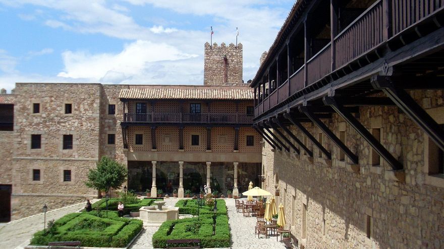 Patio del Castillo de Sigüenza.