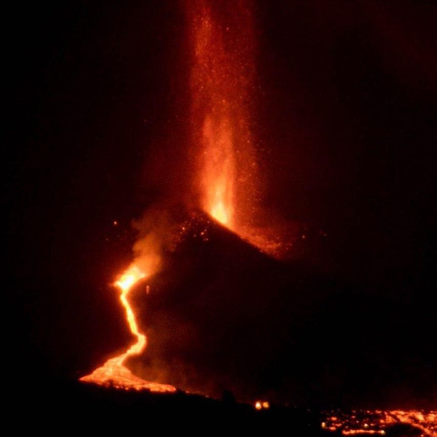 El volcán de La Palma. / FOTO: José Bringas