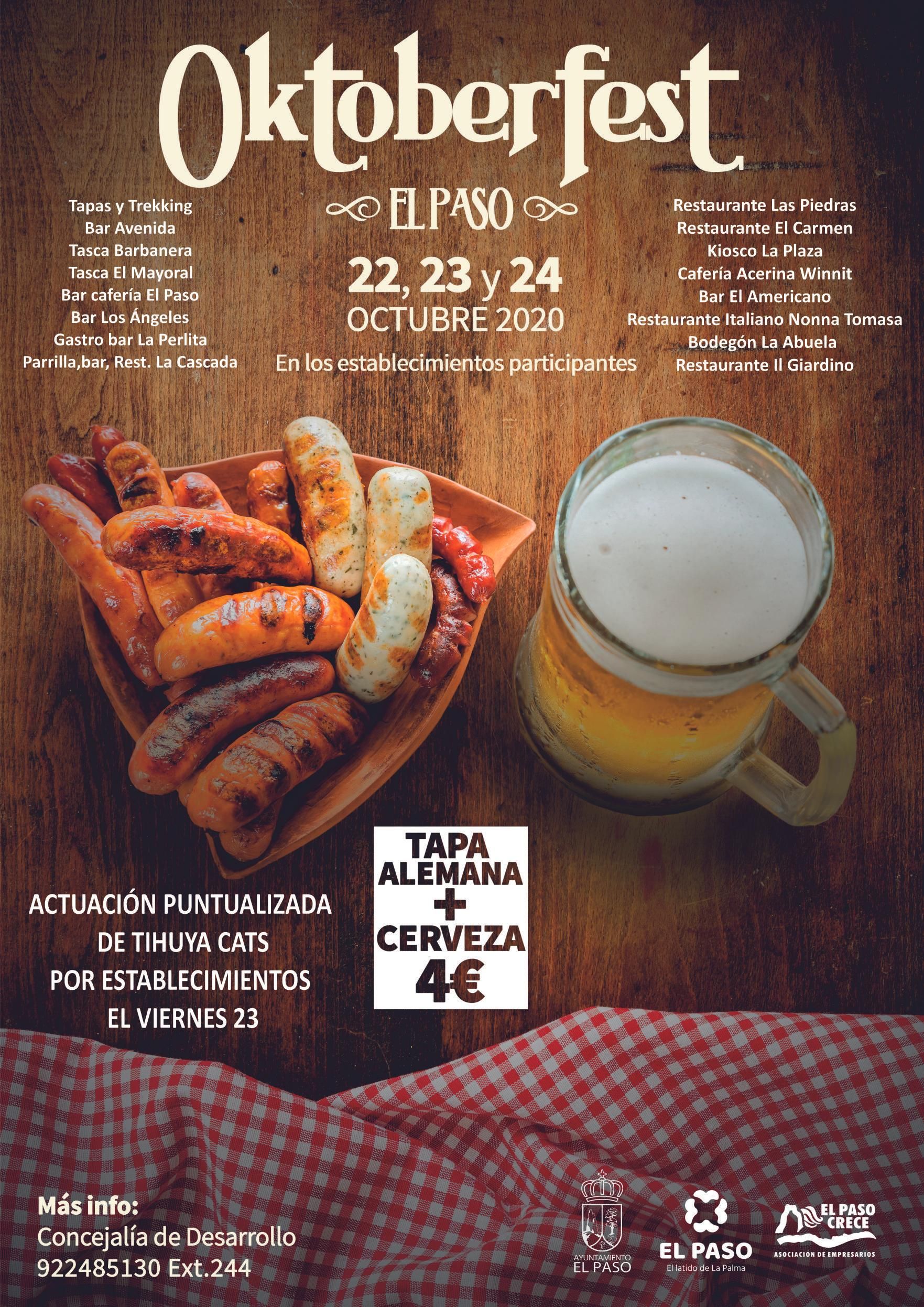 Cartel de la segunda edición del 'Oktoberfest 2020’ de El Paso.