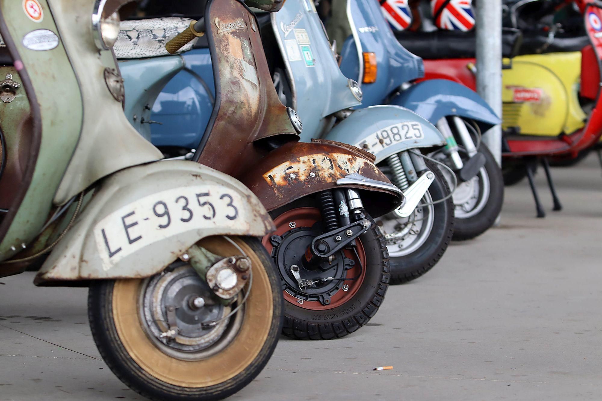 Detalles de los 'scooters'