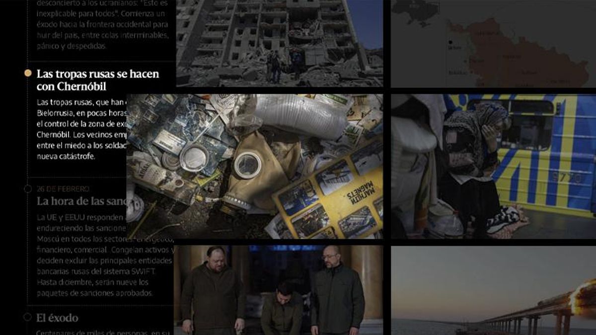 Un año de la guerra en Ucrania