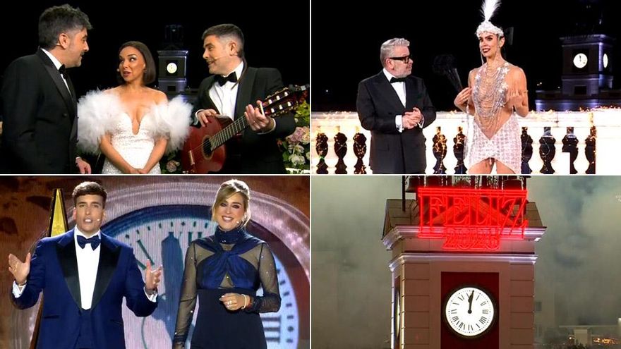 Así fueron las Campanadas 2025 - 2026, con Pedroche de vestido 'reciclado' y Chenoa y Estopa 'dando la nota' en RTVE