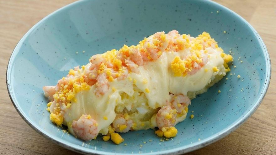Ensaladilla rusa de Chinchín Puerto (Caleta de Vélez). EFE/Foto cedida por el San Sebastián Gastronomika.