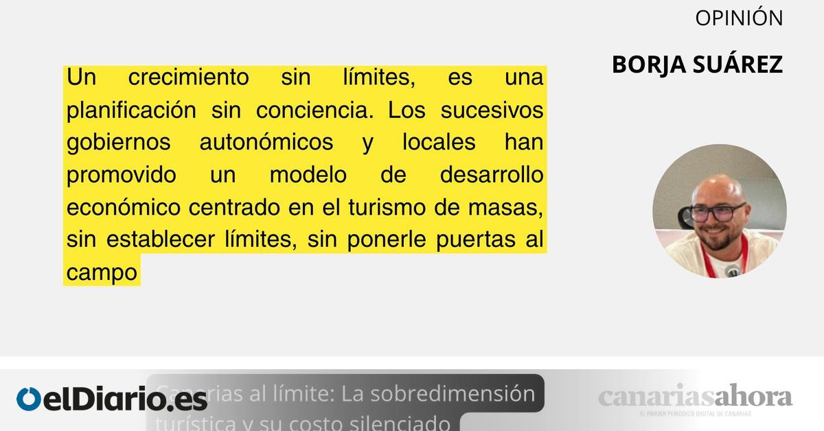 Canarias al límite: La sobredimensión turística y su costo silenciado
