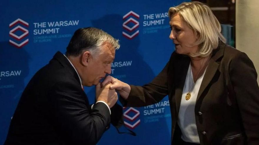 Le Pen y Salvini se suman al nuevo grupo ultra del que forma parte Vox y superan al de Meloni en la Eurocámara