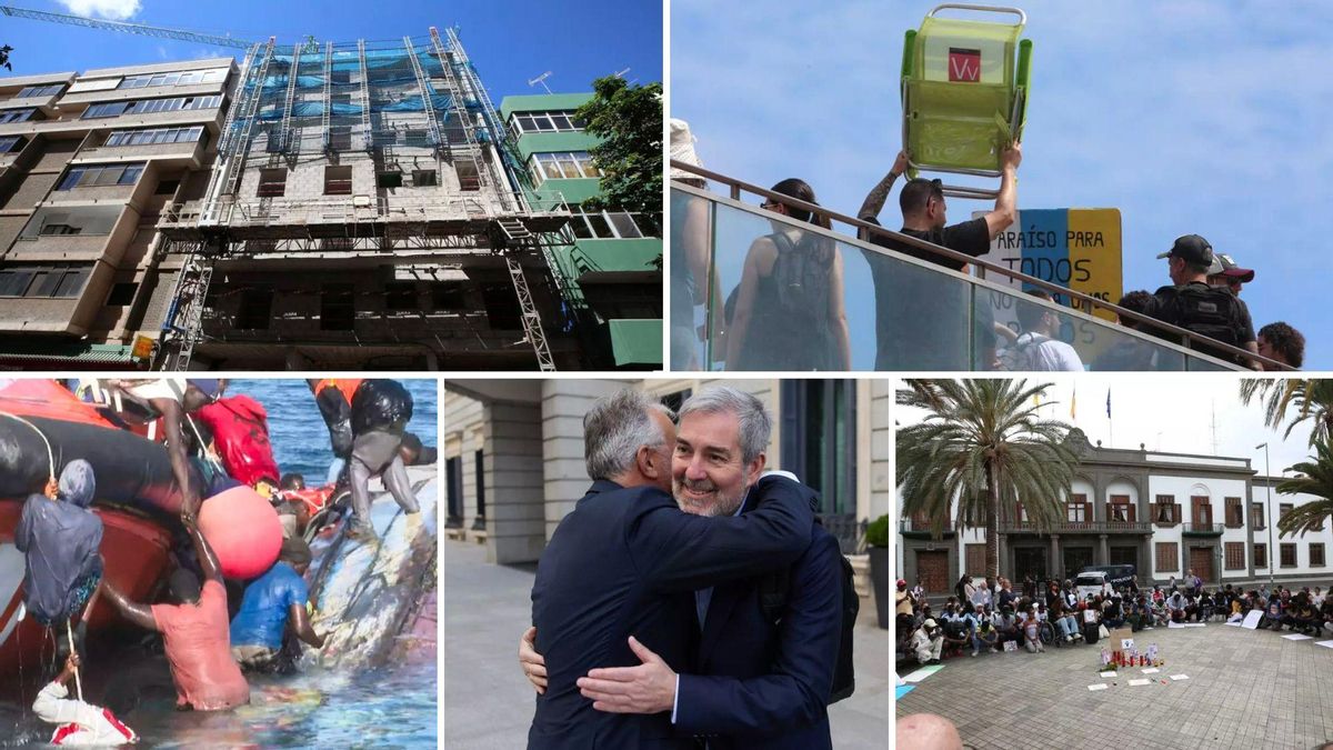 Crisis de vivienda, clamor contra el turismo masivo y aumento de los discursos de odio: 2025, en clave canaria