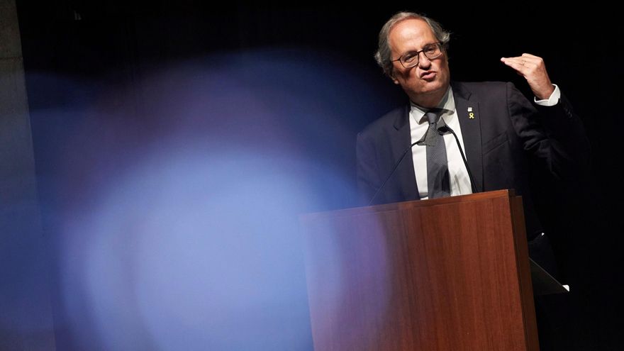El expresidente de la Generalitat Quim Torra. EFE/David Borrat/Archivo