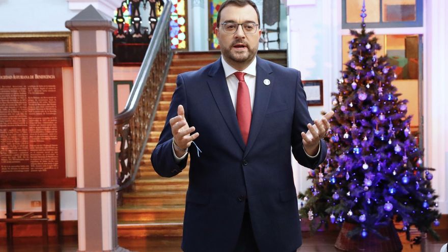Barbón apela a la esperanza y unidad en su mensaje de fin de año: "Asturias tiene motivos para la ilusión"