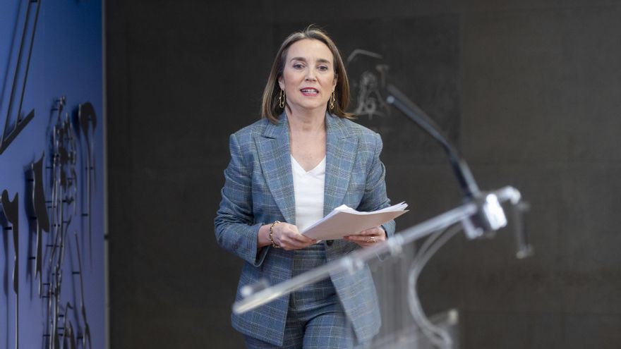 La portavoz del PP en el Congreso, Cuca Gamarra.