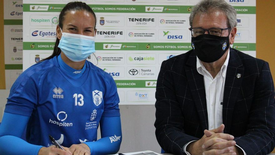 Aline Reis renueva con la UDG Tenerife Egatesa