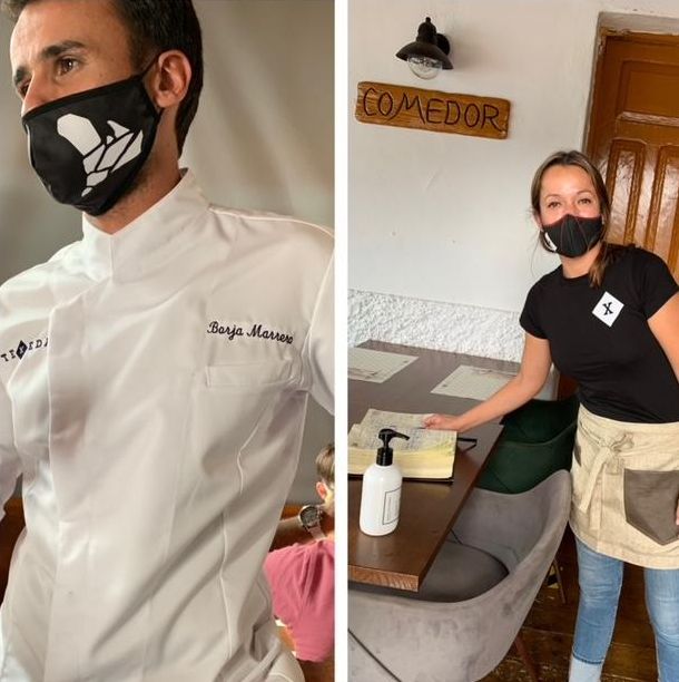 Borja Marrero y Andrea Arias.