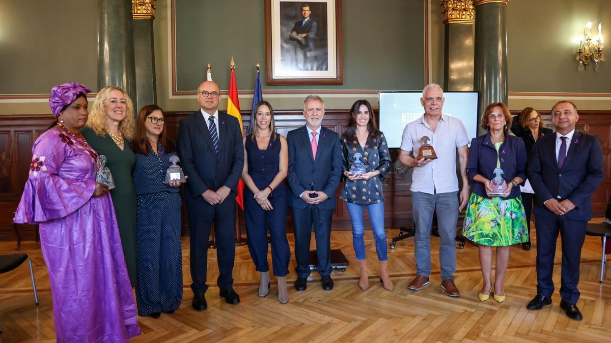 Acto de entrega de los reconocimientos 'Menina 2023'. Ministerio de Política Territorial y Memoria Democrática