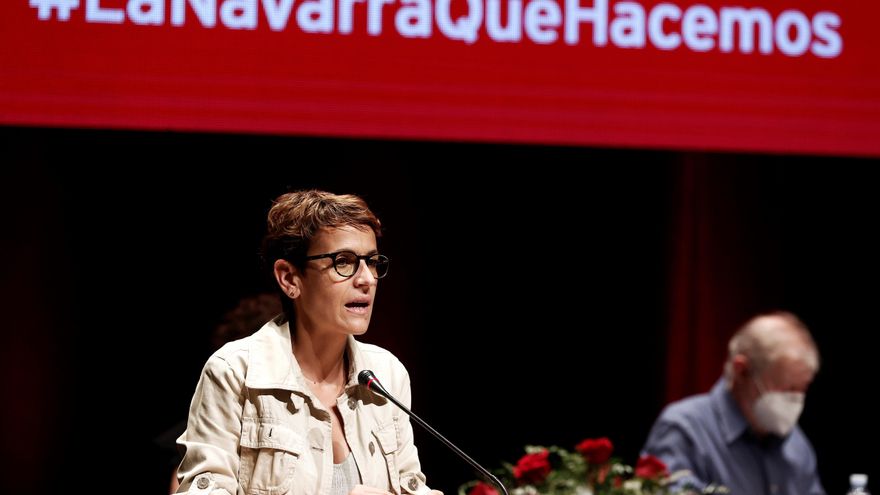 La secretaria general del PSN-PSOE, María Chivite. EFE/ Jesús Diges