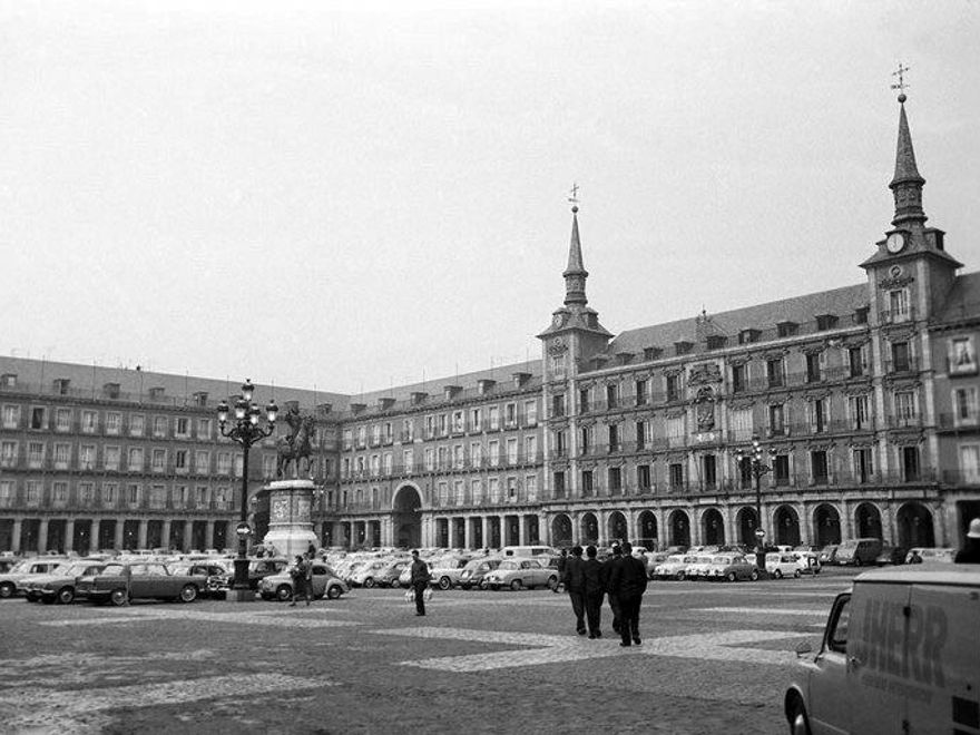 Plaza Mayor de Madrid en 1964