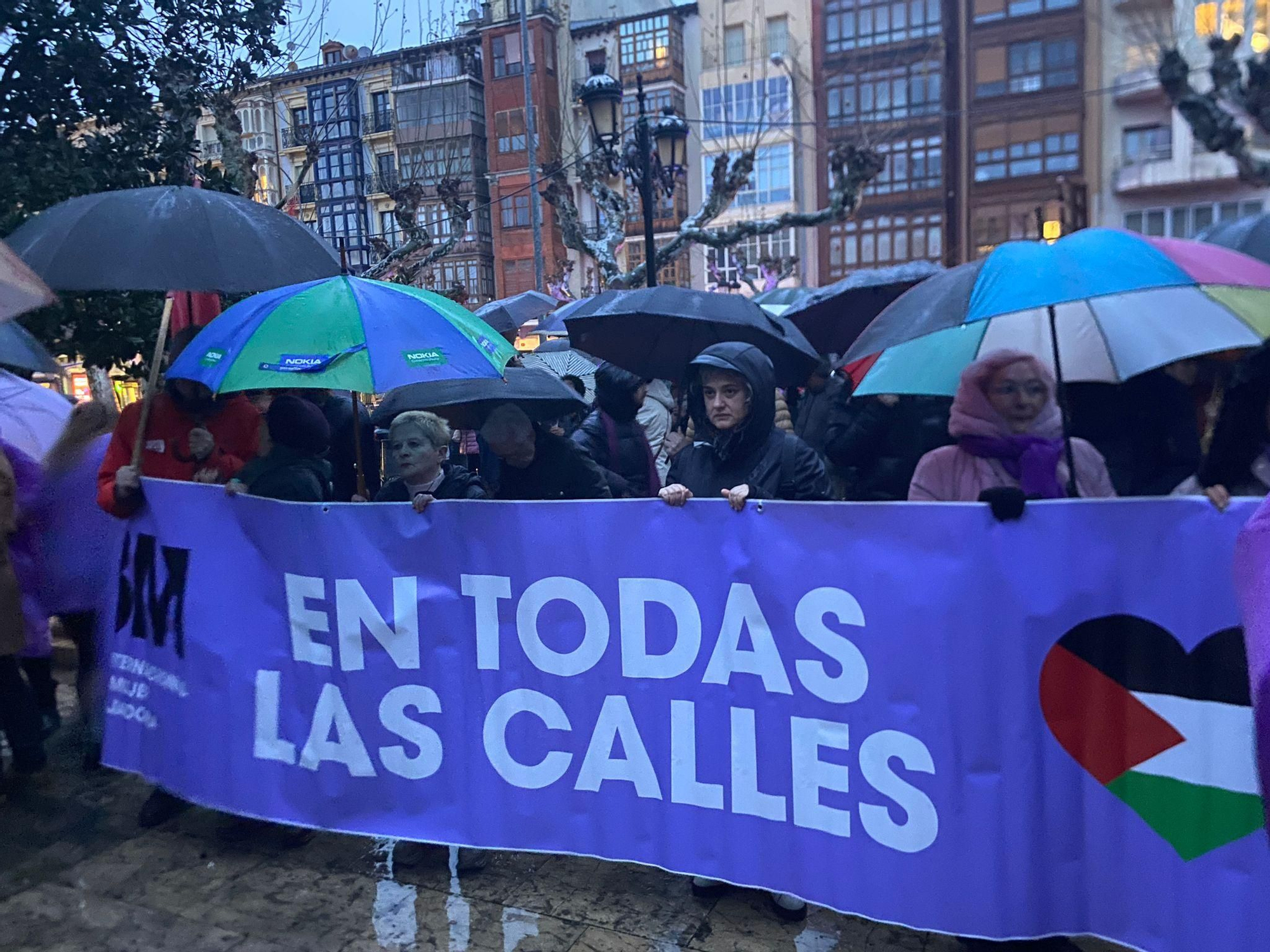 Las imágenes del 8M en Logroño: la fuerza del feminismo venció a la lluvia