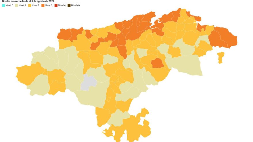 Santander, Castro o Piélagos mantienen el nivel 3 de riesgo por COVID, al que se incorporan Torrelavega, Santoña o Comillas
