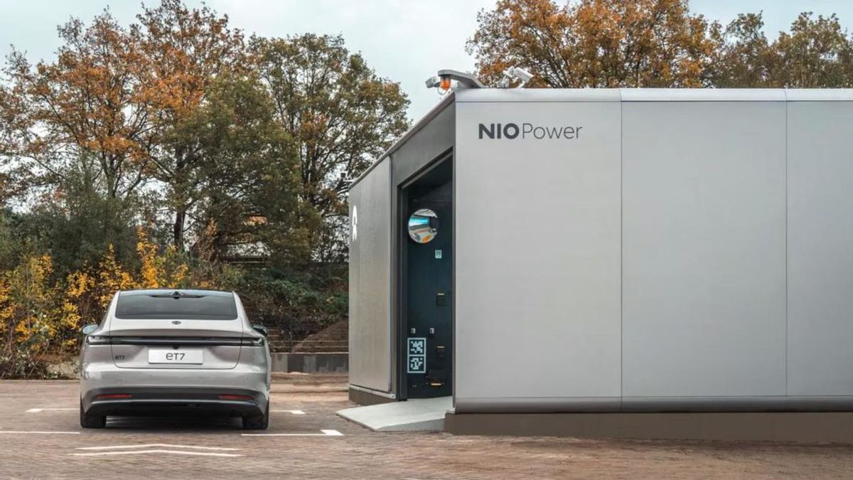 Estación de intercambio de baterías de NIO