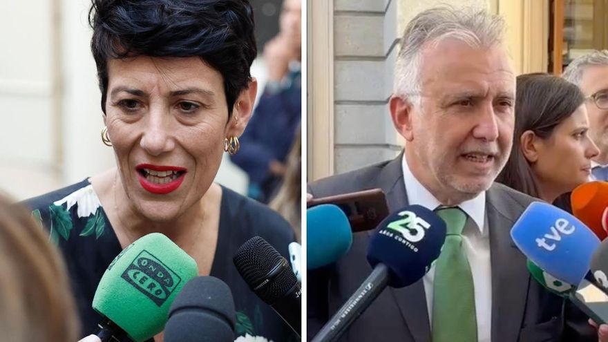 Torres y la ministra Elma Saiz denuncian el "cinismo" de Feijóo por viajar a Canarias y cerrar un acuerdo en materia migratoria