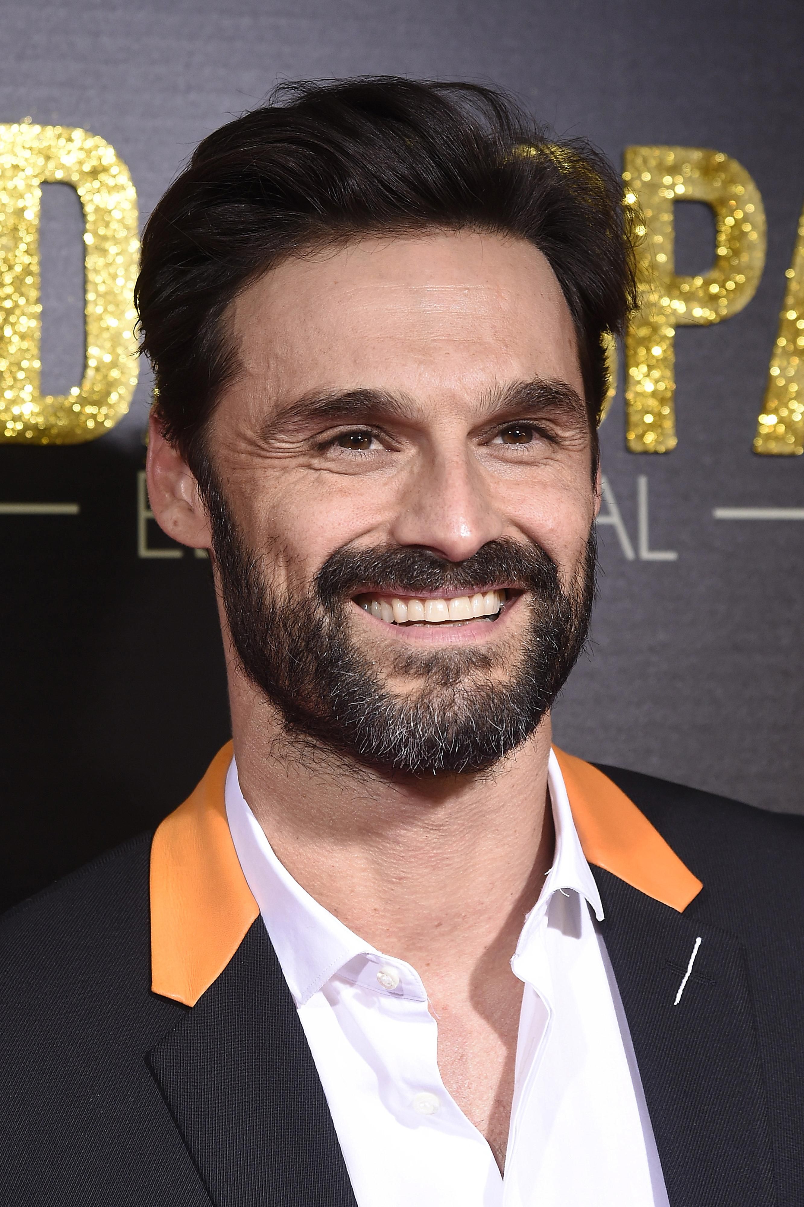 Iván Sánchez en la première del musical El Guardaespaldas