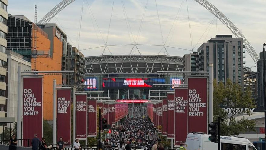 Wembley desde la estación de Wembley Park