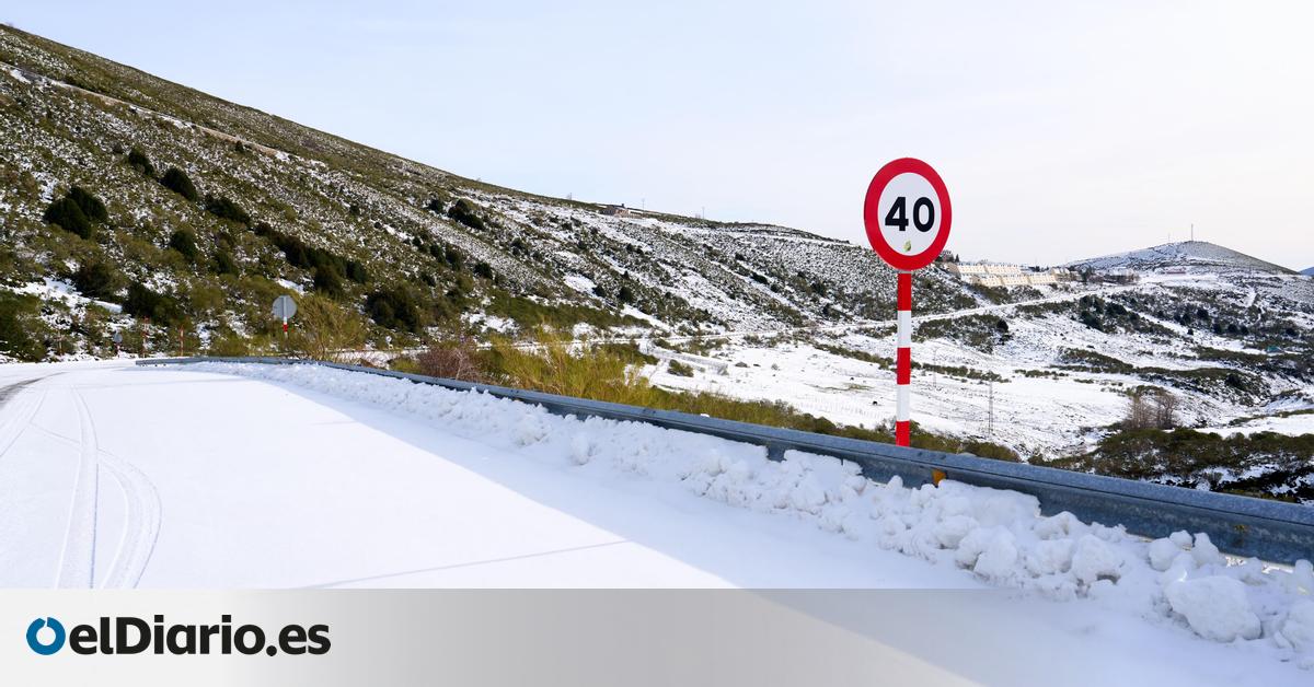 La DGT pone el foco en siete carreteras por nevadas y lanza varias recomendaciones a los conductores