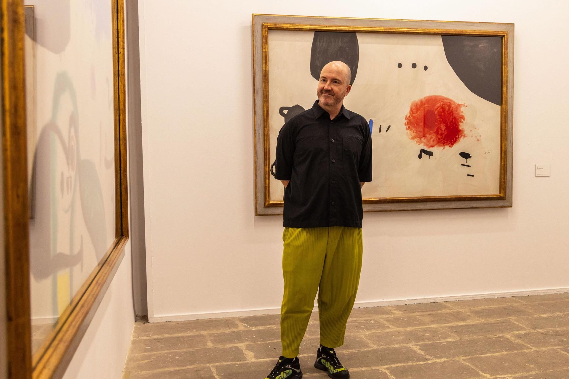 Manuel Segade, director el Museo Nacional Centro de Arte Reina Sofía, durante la presentación de 'Paysage Miró'