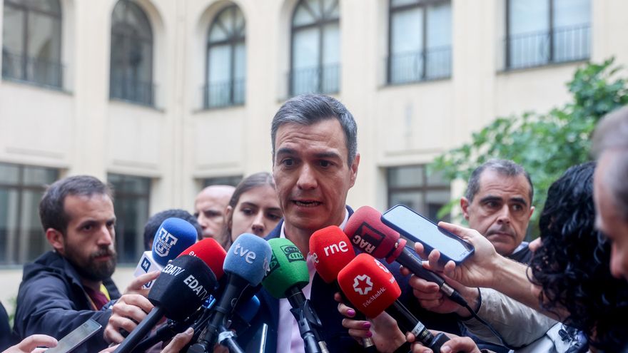 El secretario general del PSOE y presidente del Gobierno de España, Pedro Sánchez