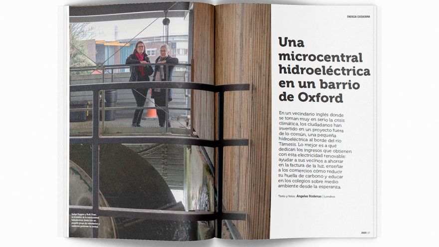 Una microcentral hidroeléctrica en un barrio de Oxford