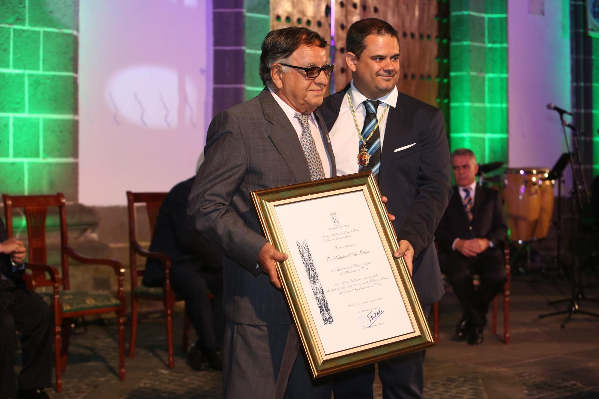 El profesor Talio Noda, nombrado Hijo Adoptivo de Teror (ALEJANDRO RAMOS)