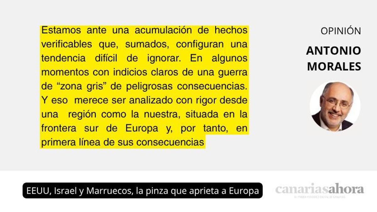 EEUU, Israel y Marruecos, la pinza que aprieta a Europa