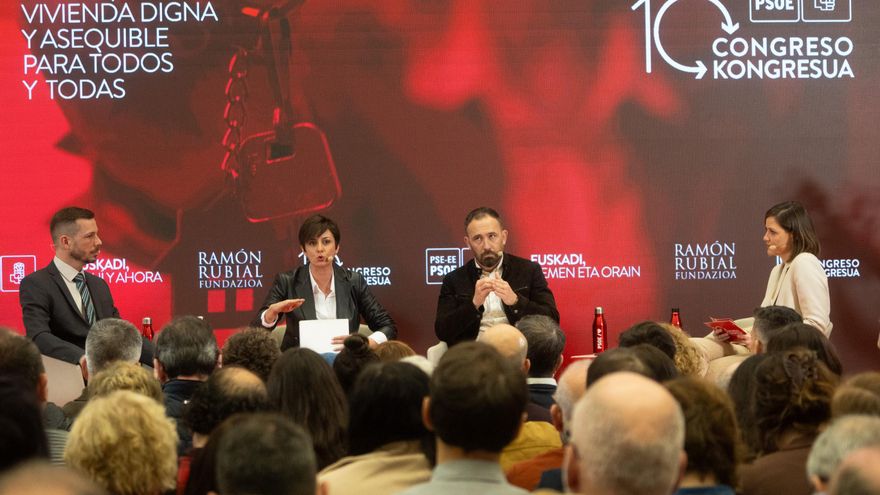 Los socialistas vascos exhiben capacidad de gestión en Vivienda y Movilidad Sostenible para arrancar su congreso