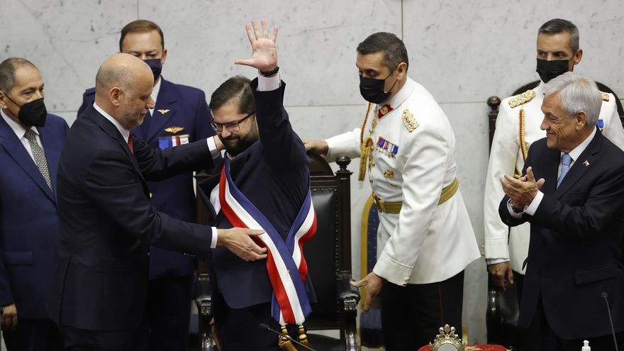 Gabriel Boric asume la presidencia de Chile: "Estoy orgulloso de que haya más mujeres que hombres en este gabinete"