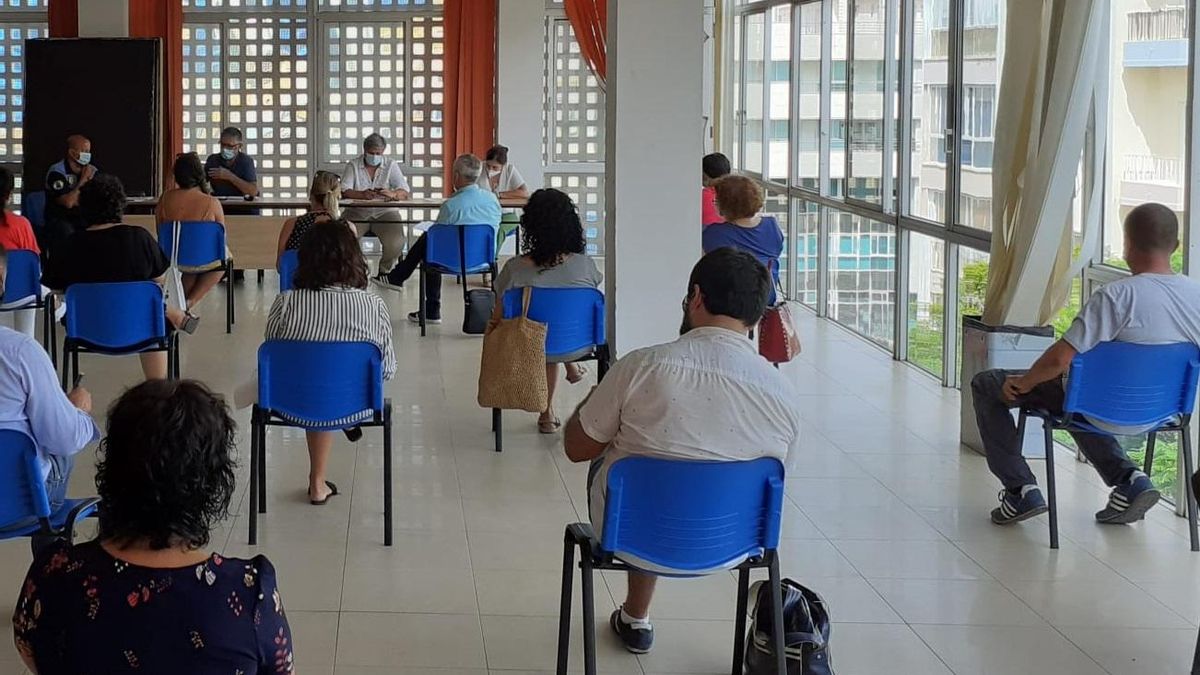 Reunión extraordinaria del Consejo Escolar de Los Llanos de Aridane celebrada este viernes, 11 de septiembre.