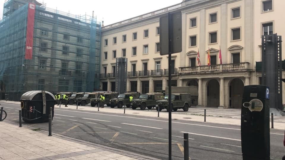 El Ejército, en Olaguíbel