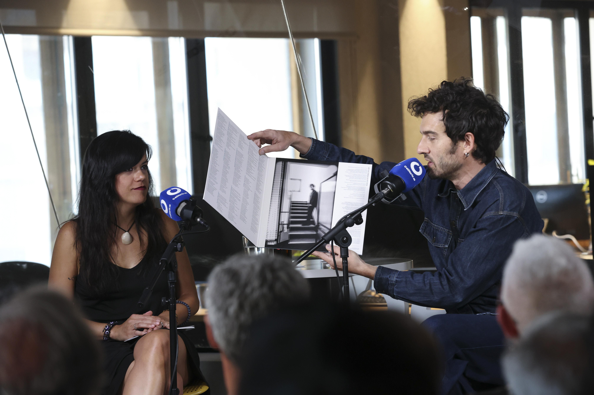 Guille Galván en la redacción de elDiario.es, en imágenes