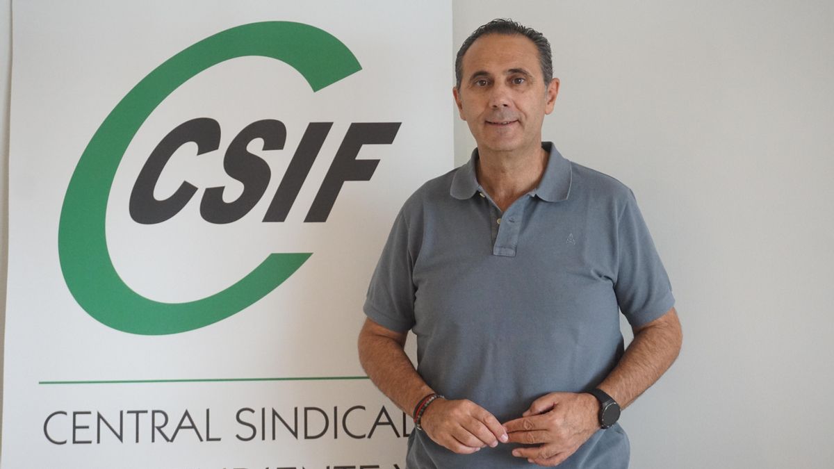 Germán Girela, presidente de CSIF en Andalucía: "Faltan 25.000 trabajadores en sanidad, educación y justicia"