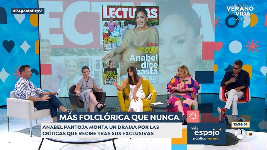 Anabel Pantoja ataca a 'Ni que fuéramos', y 'Espejo Público' se apunta a la guerra: "Está rentabilizando su embarazo"