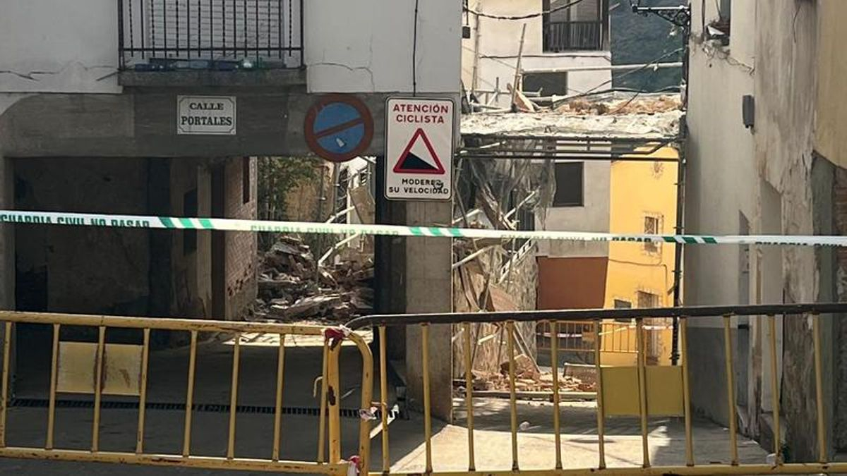 Desalojadas 10 personas por el riesgo de colapso de un edificio en Viguera durante las fiestas patronales