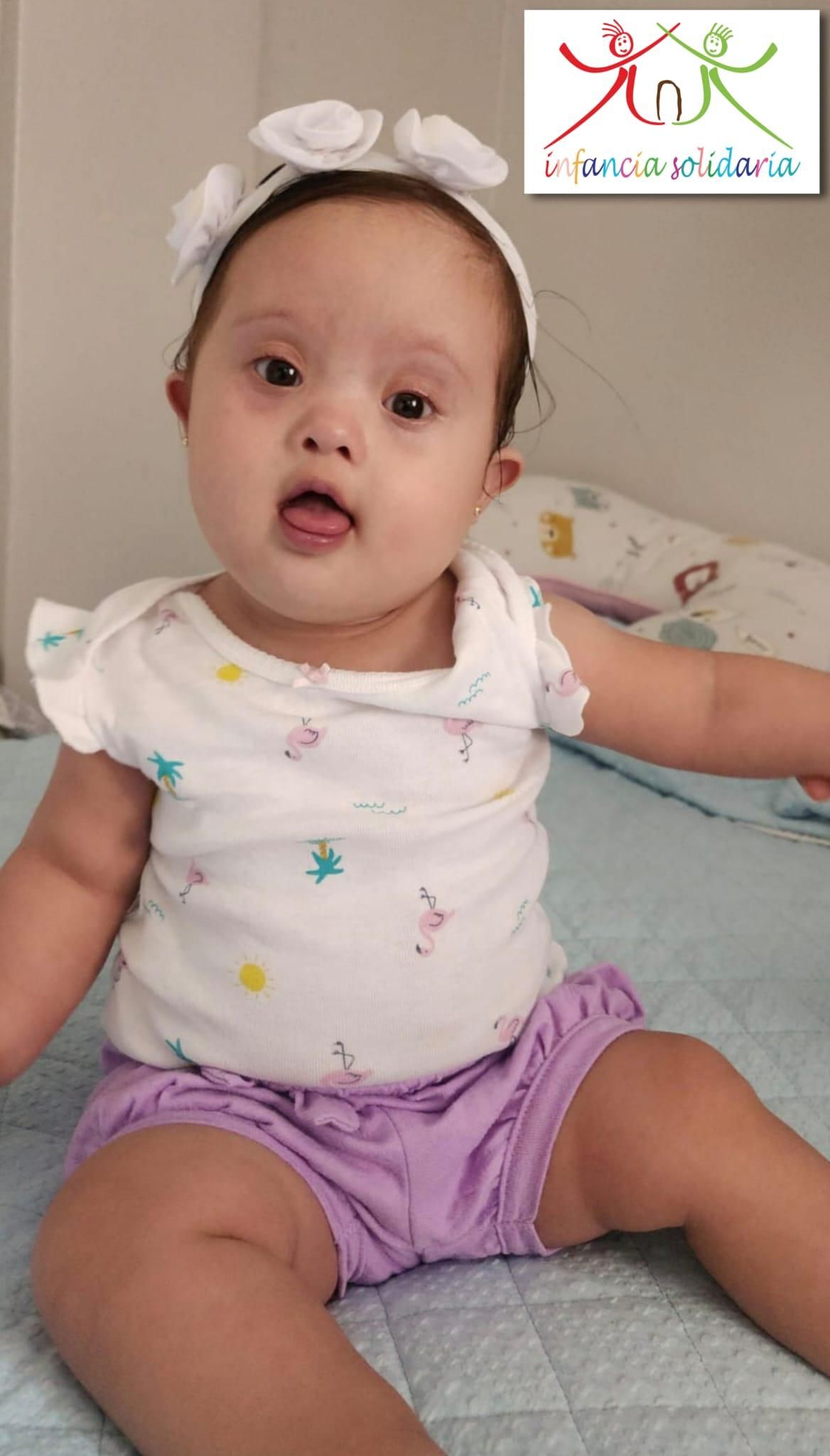 Imagen de Alana, de nueves meses, difundida por Infancia Solidaria.