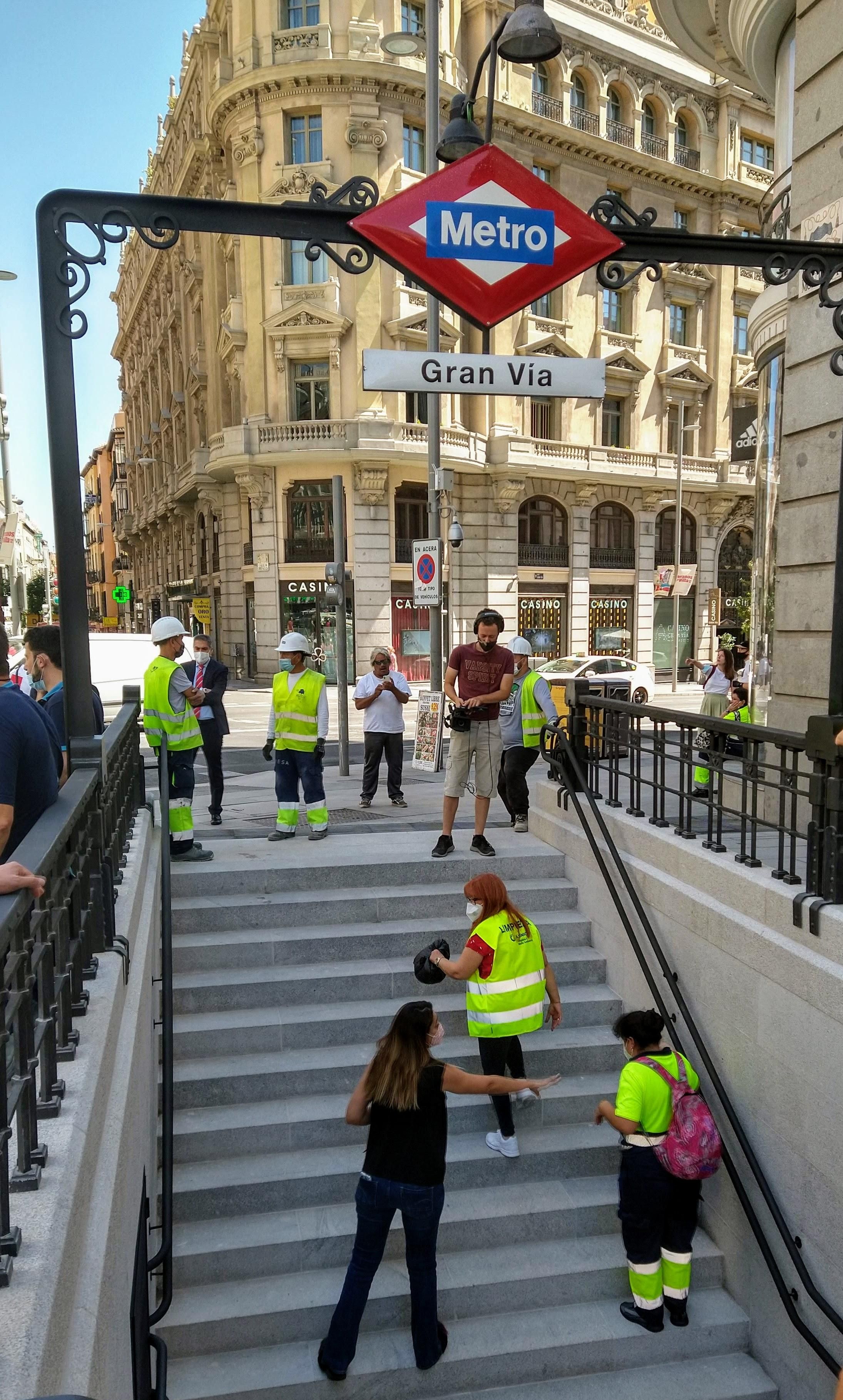 Estación Gran Vía - nueva entrada