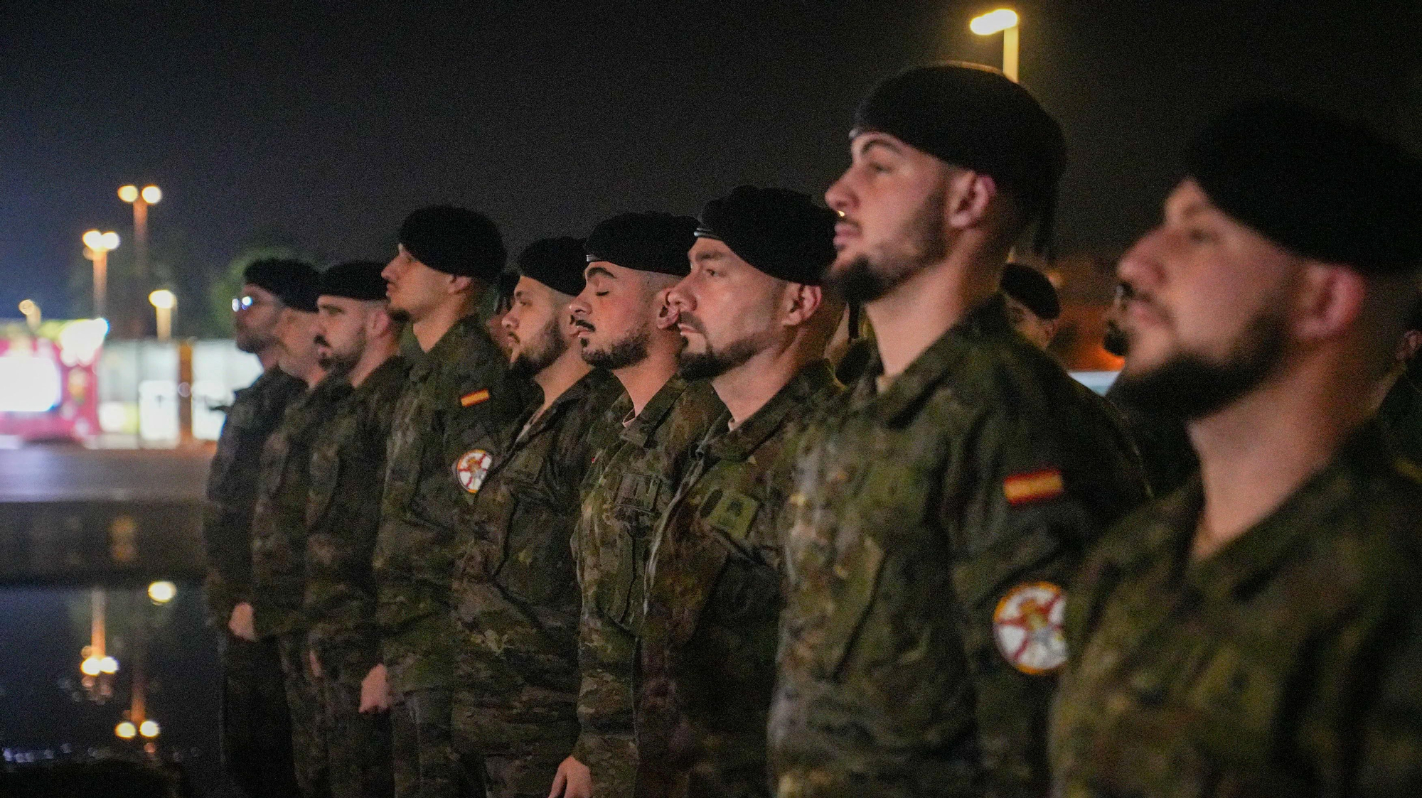 Llegada de la 1º rotación del contingente eFP XVII, con los componentes de la Brigada 'Guzmán el Bueno' X.