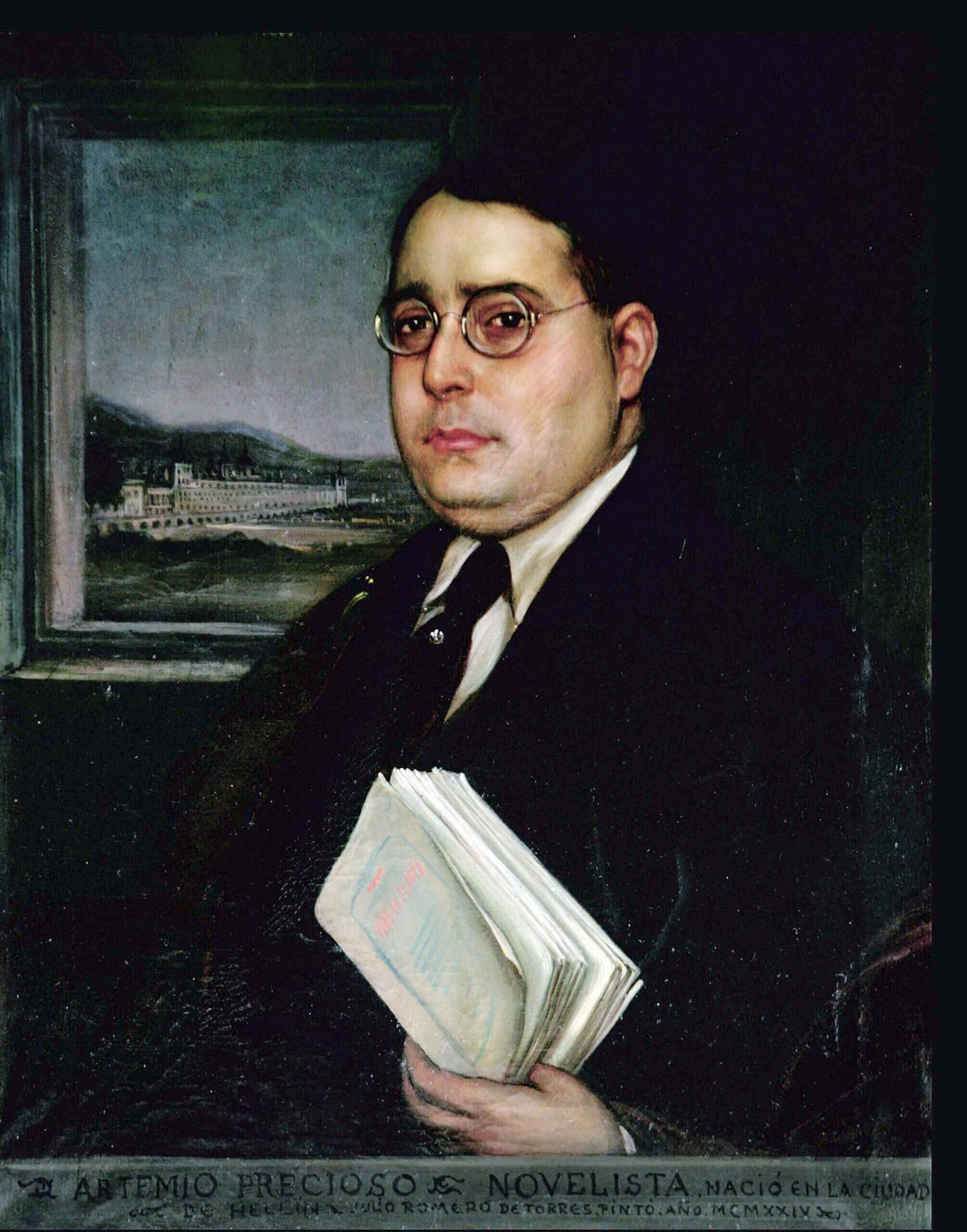 Retrato de Artemio Precioso realizado por Julio Romero de Torres
