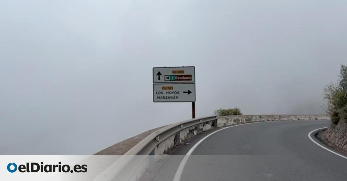 VÍDEOS | La niebla impide la visibilidad este sábado en varias zonas de Gran Canaria como el Pico de Bandama