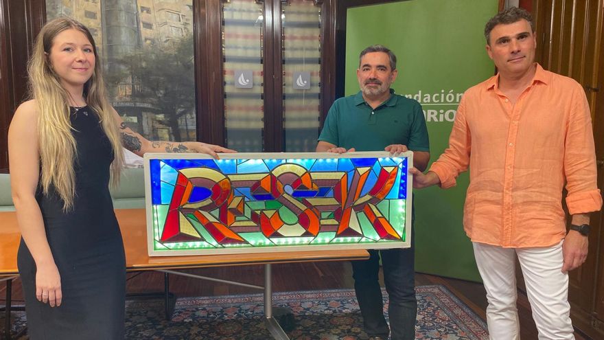'Cromatismo del Camino' del artista urbano Resaks en 1 Kilómetro de Arte de Ventosa